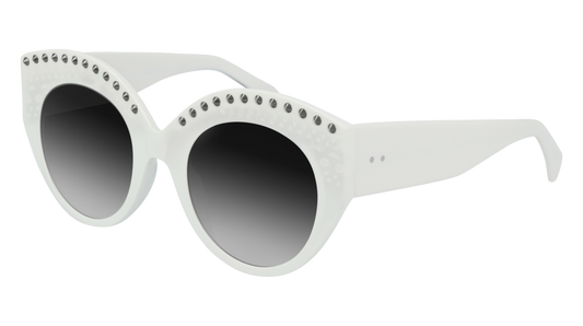 Azzedine Alaia Sunglass Woman White White Grey