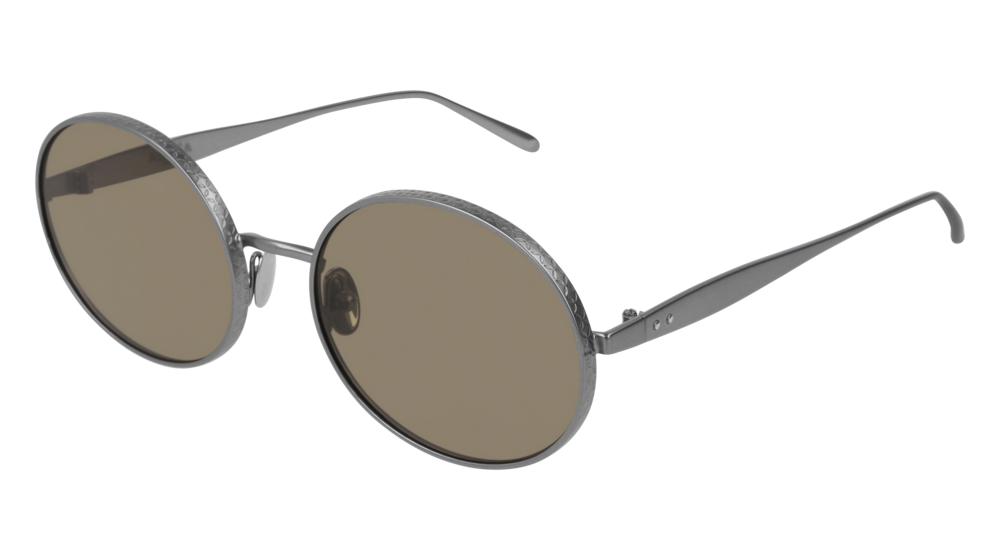 Azzedine Alaia Sunglass Woman Ruthenium Ruthenium Brown