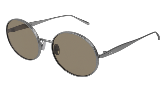 Azzedine Alaia Sunglass Woman Ruthenium Ruthenium Brown