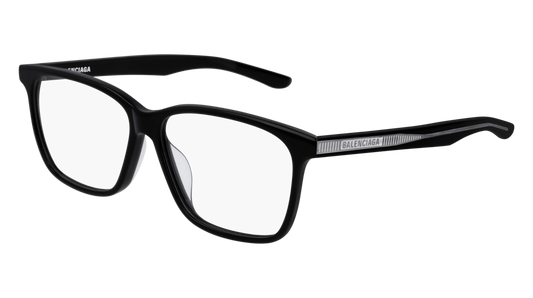 Balenciaga Optical Frame Unisex Black Black Transparent