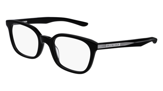 Balenciaga Optical Frame Unisex Black Black Transparent