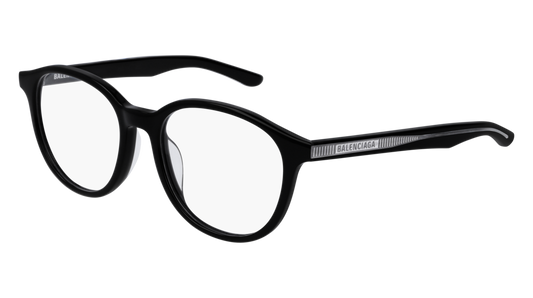 Balenciaga Optical Frame Unisex Black Black Transparent