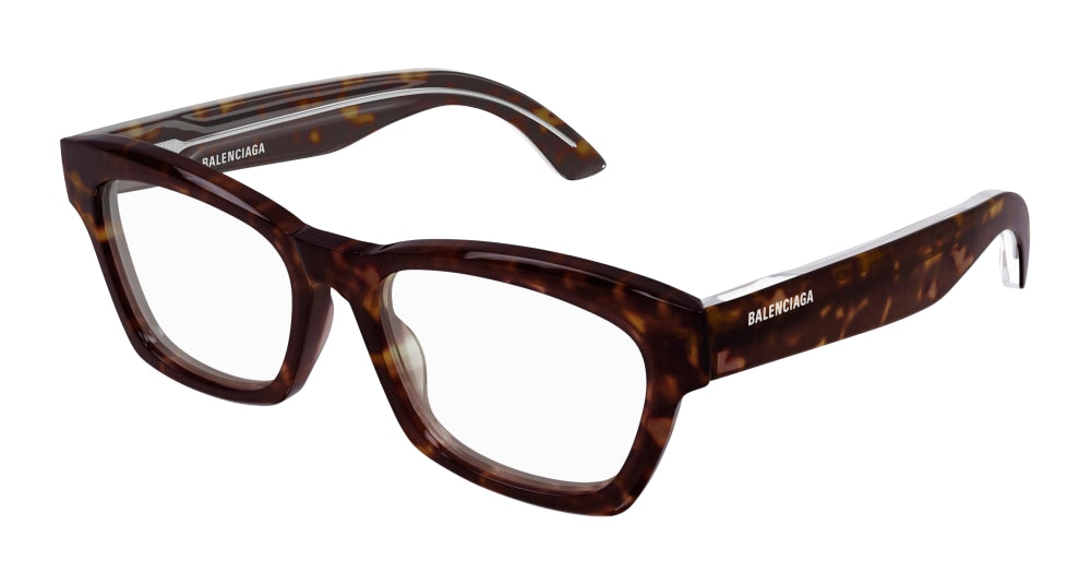 Balenciaga Optical Frame Unisex Havana Havana Transparent