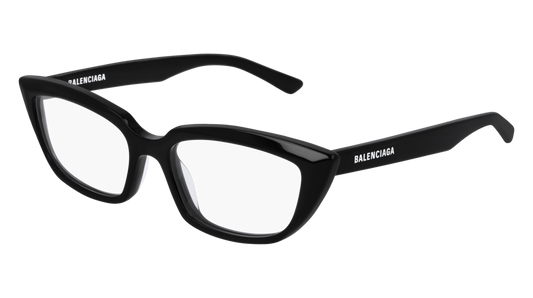 Balenciaga Optical Frame Woman Black Black Transparent