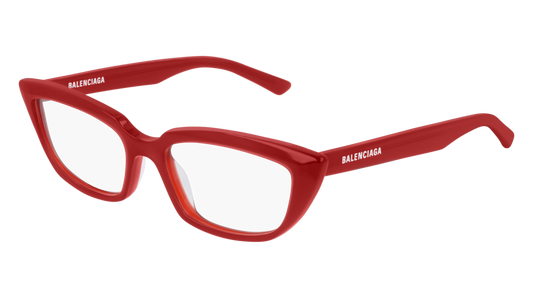 Balenciaga Optical Frame Woman Red Red Transparent