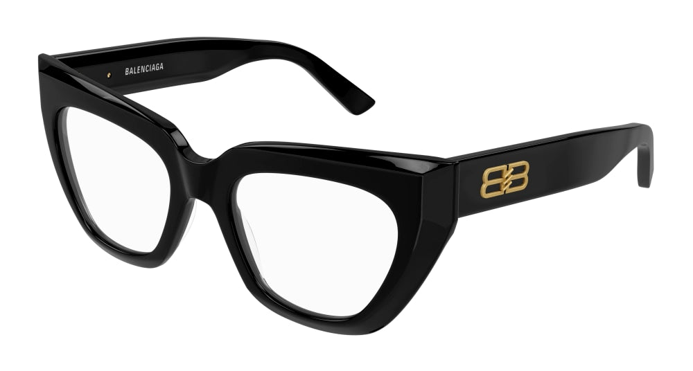 Balenciaga Optical Frame Woman Black Black Transparent