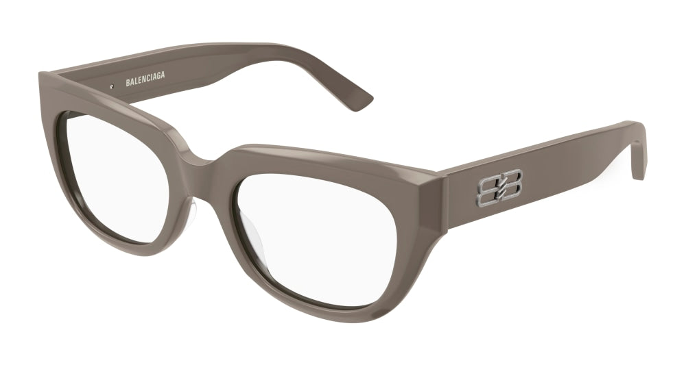 Balenciaga Optical Frame Woman Brown Brown Transparent