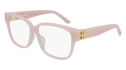 Balenciaga Optical Frame Woman Pink Gold Transparent