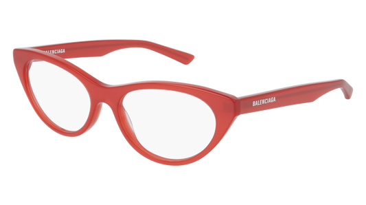 Balenciaga Optical Frame Woman Red Red Transparent