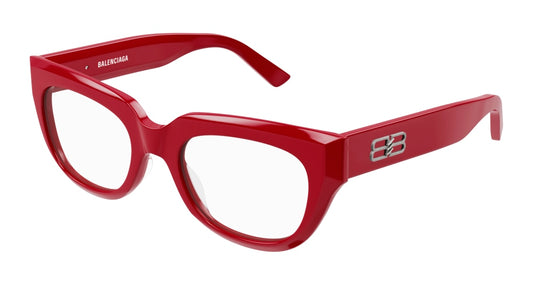 Balenciaga Optical Frame Woman Red Red Transparent