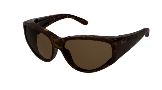 Balenciaga Sunglass Man Havana Havana Brown