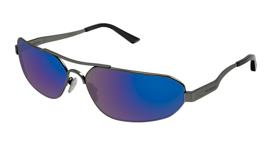 Balenciaga Sunglass Man Ruthenium Ruthenium Blue