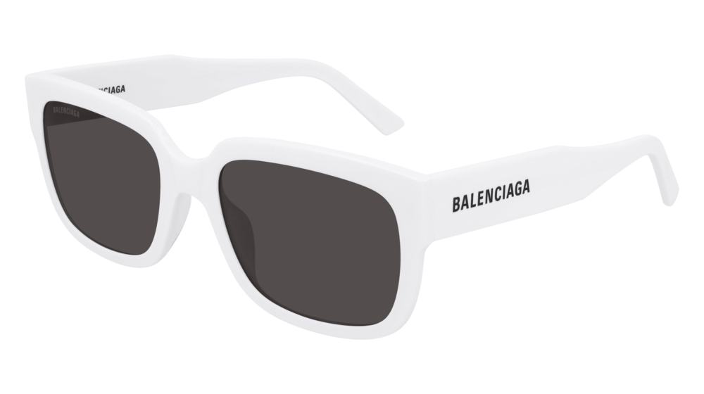 Balenciaga Sunglass Unisex White White Grey