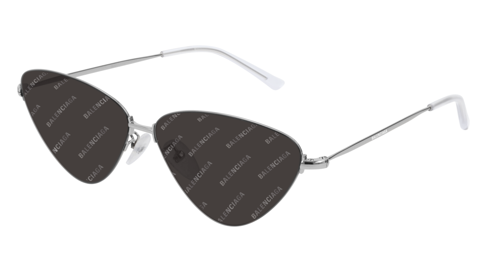 Balenciaga Sunglass Unisex Silver Silver Grey