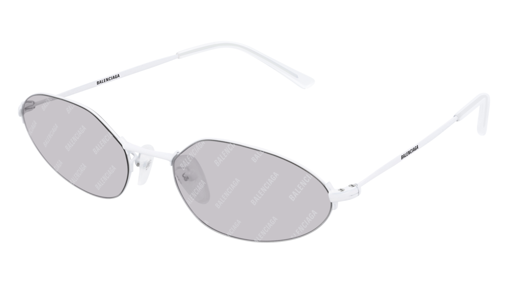 Balenciaga Sunglass Unisex White White Grey