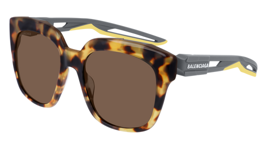 Balenciaga Sunglass Unisex Havana Grey Brown