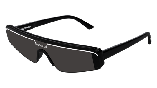 Balenciaga Sunglass Unisex Black Black Grey