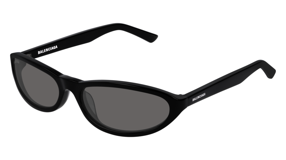 Balenciaga Sunglass Unisex Black Black Grey