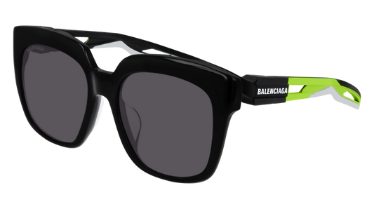 Balenciaga Sunglass Unisex Black Green Grey