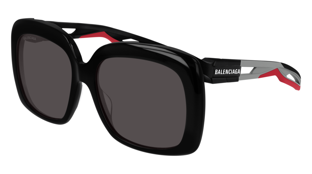 Balenciaga Sunglass Unisex Black Grey Grey