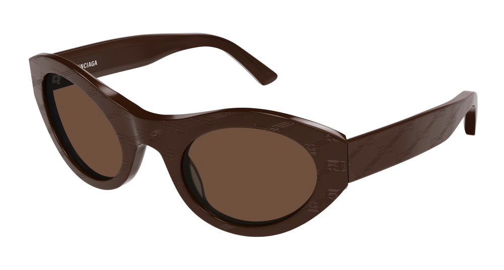 Balenciaga Sunglass Unisex Brown Brown Brown