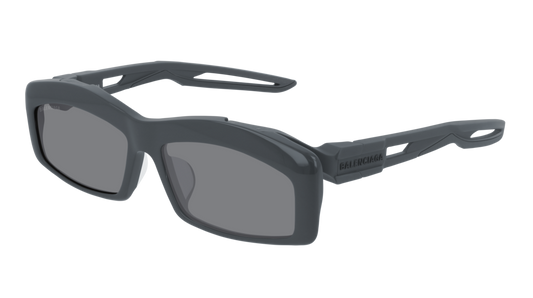 Balenciaga Sunglass Unisex Grey Silver Grey