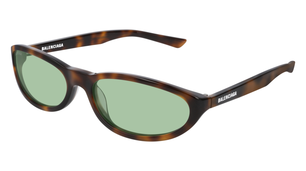 Balenciaga Sunglass Unisex Havana Havana Green