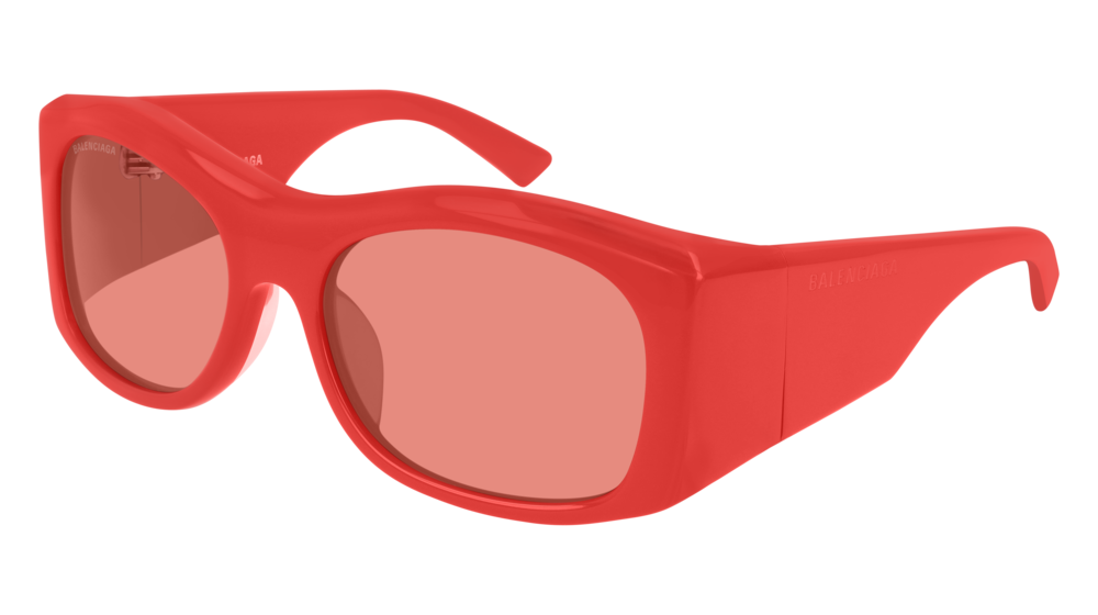 Balenciaga Sunglass Unisex Red Red Red