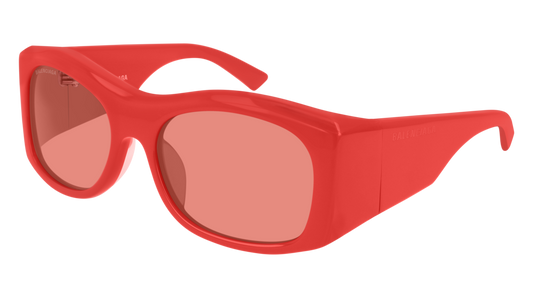 Balenciaga Sunglass Unisex Red Red Red