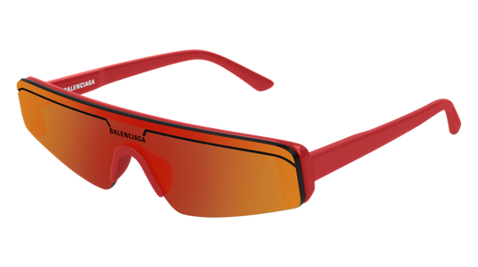 Balenciaga Sunglass Unisex Red Red Red