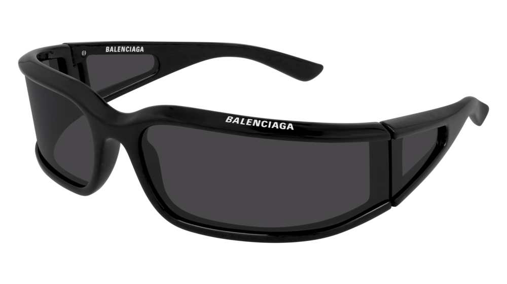 Balenciaga Sunglass Unisex Black Black Grey