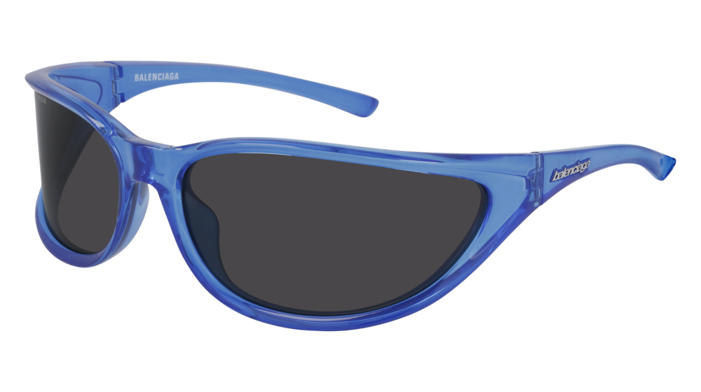 Balenciaga Sunglass Unisex Blue Blue Grey