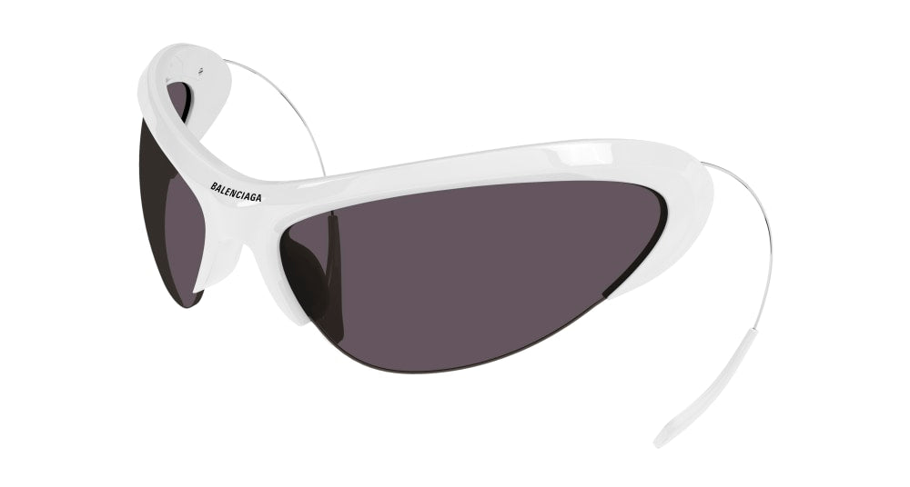 Balenciaga Sunglass Unisex White Silver Grey