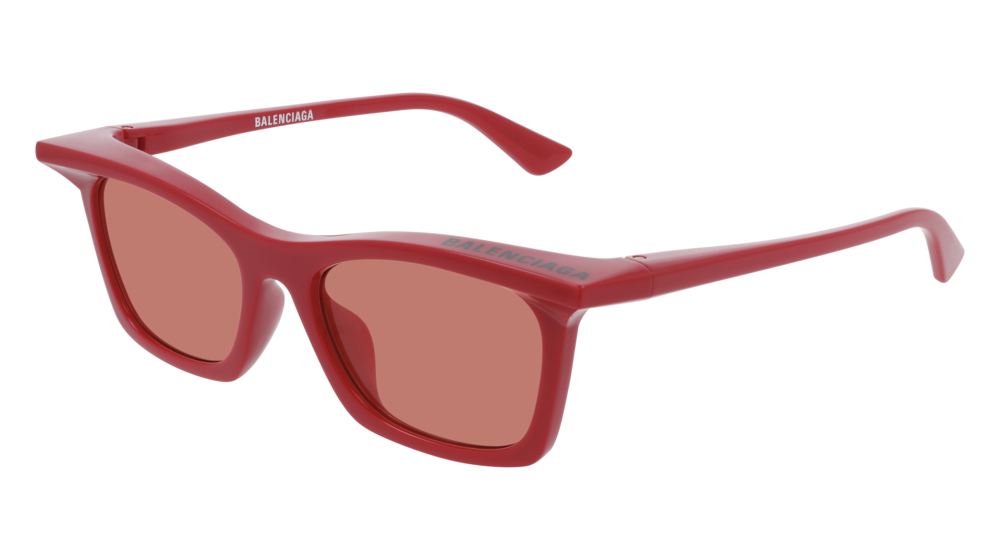 Balenciaga Sunglass Unisex Red Red Red