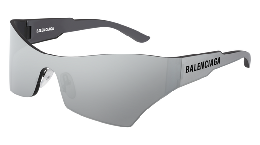 Balenciaga Sunglass Unisex Silver Silver Silver