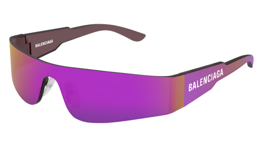 Balenciaga Sunglass Unisex Violet Violet Violet