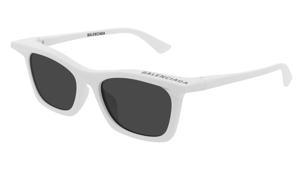 Balenciaga Sunglass Unisex White White Grey