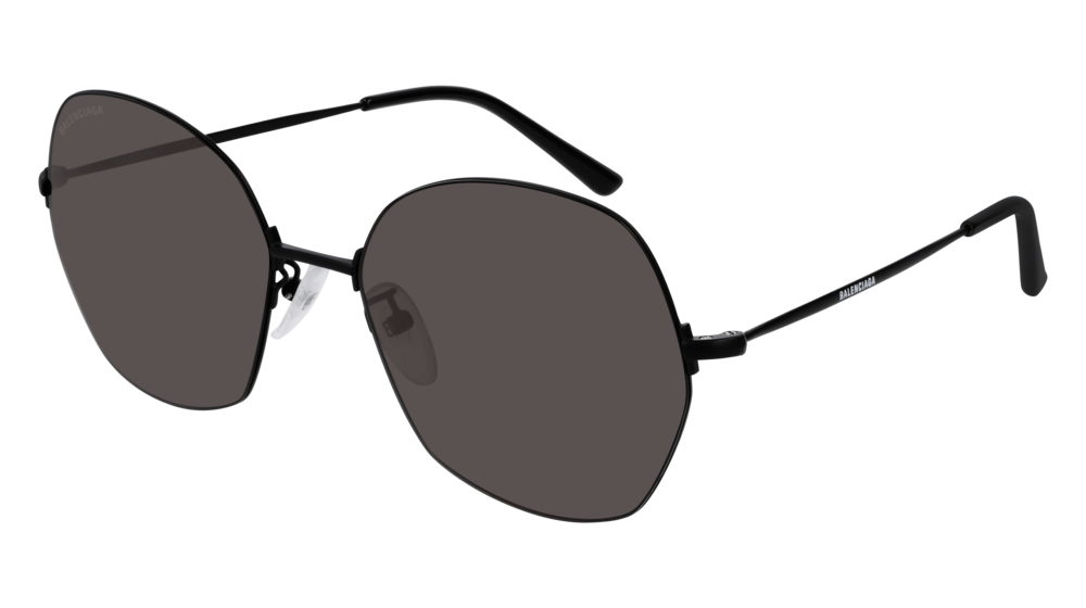 Balenciaga Sunglass Unisex Black Black Grey