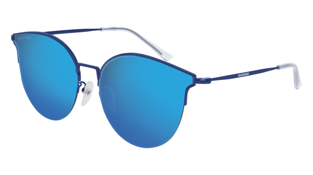 Balenciaga Sunglass Unisex Blue Blue Blue