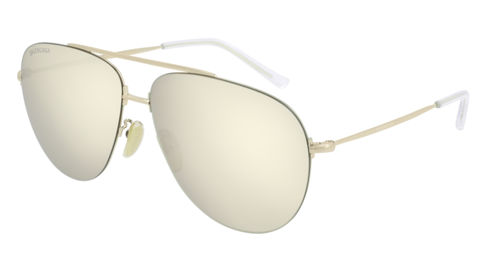 Balenciaga Sunglass Unisex Gold Gold White