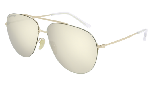 Balenciaga Sunglass Unisex Gold Gold White