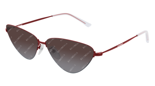 Balenciaga Sunglass Unisex Red Red Brown