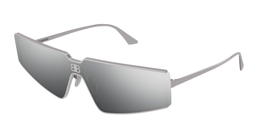 Balenciaga Sunglass Unisex Ruthenium Ruthenium Silver