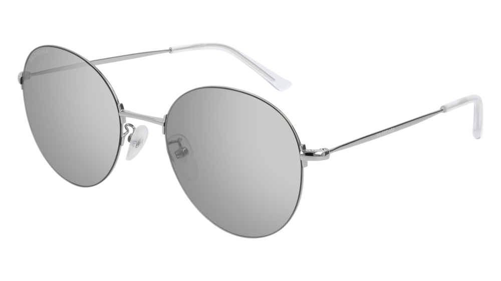 Balenciaga Sunglass Unisex Silver Silver Silver