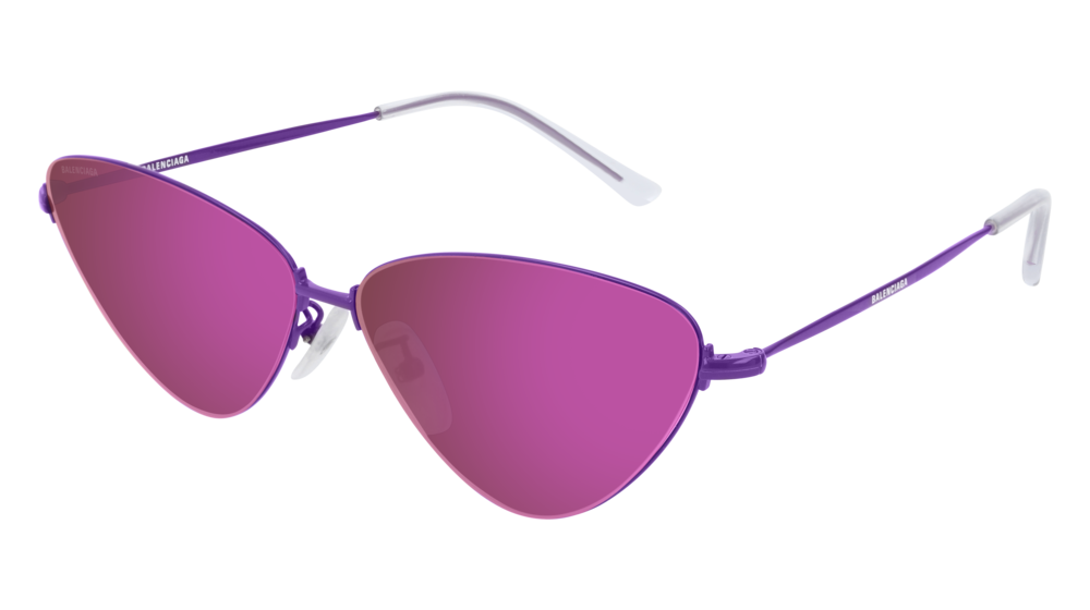 Balenciaga Sunglass Unisex Violet Violet Violet