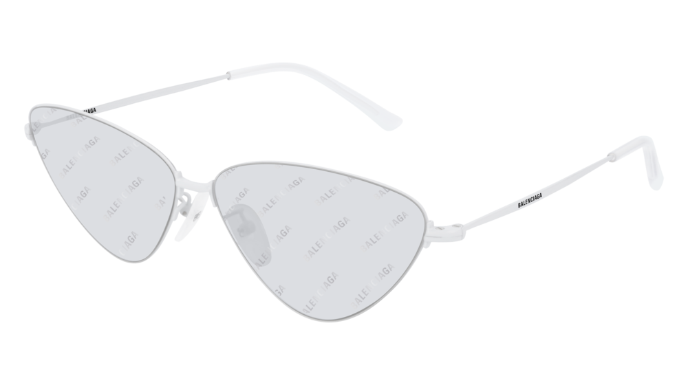 Balenciaga Sunglass Unisex White White Grey