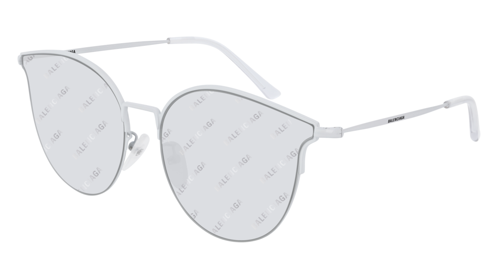 Balenciaga Sunglass Unisex White White Grey