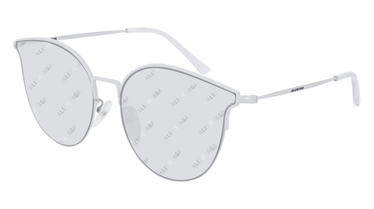 Balenciaga Sunglass Unisex White White Grey