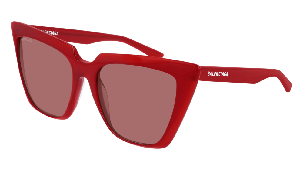 Balenciaga Sunglass Woman Red Red Red