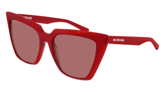 Balenciaga Sunglass Woman Red Red Red